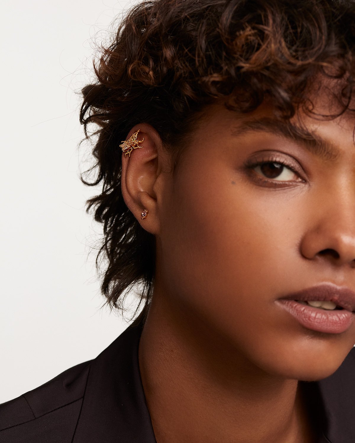 Courage Beetle Earrings