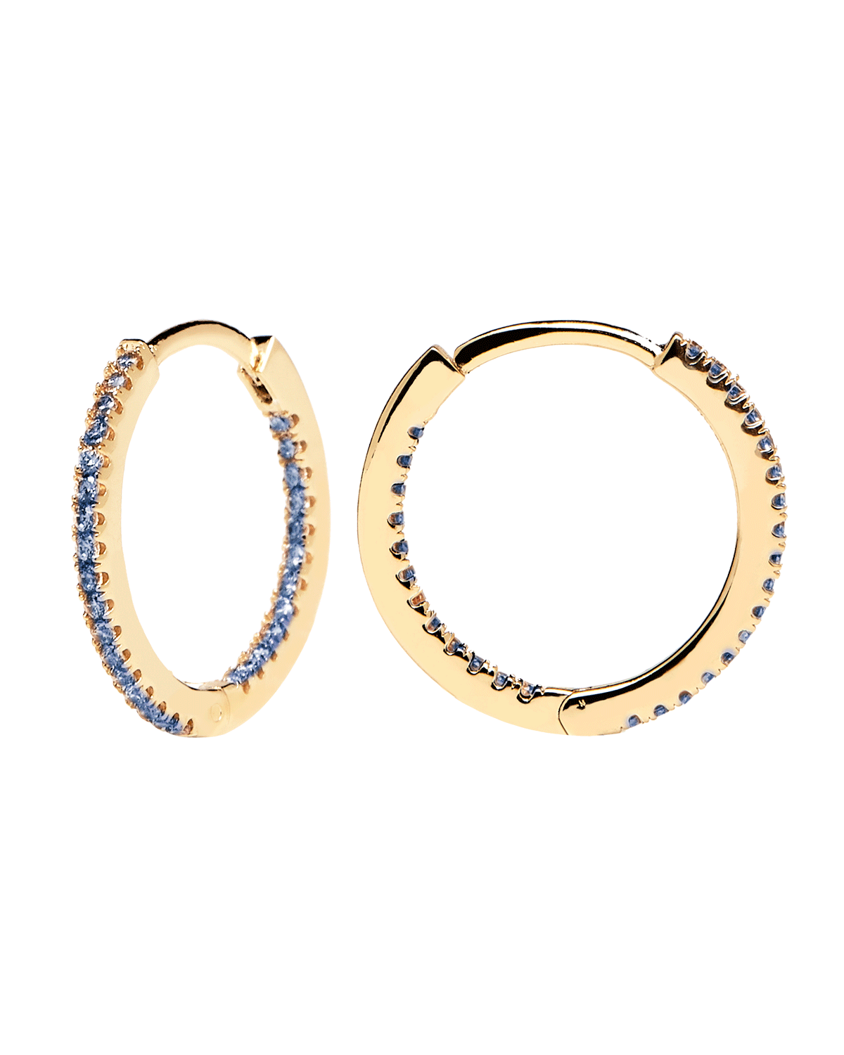 Celeste Medium Hoops Gold