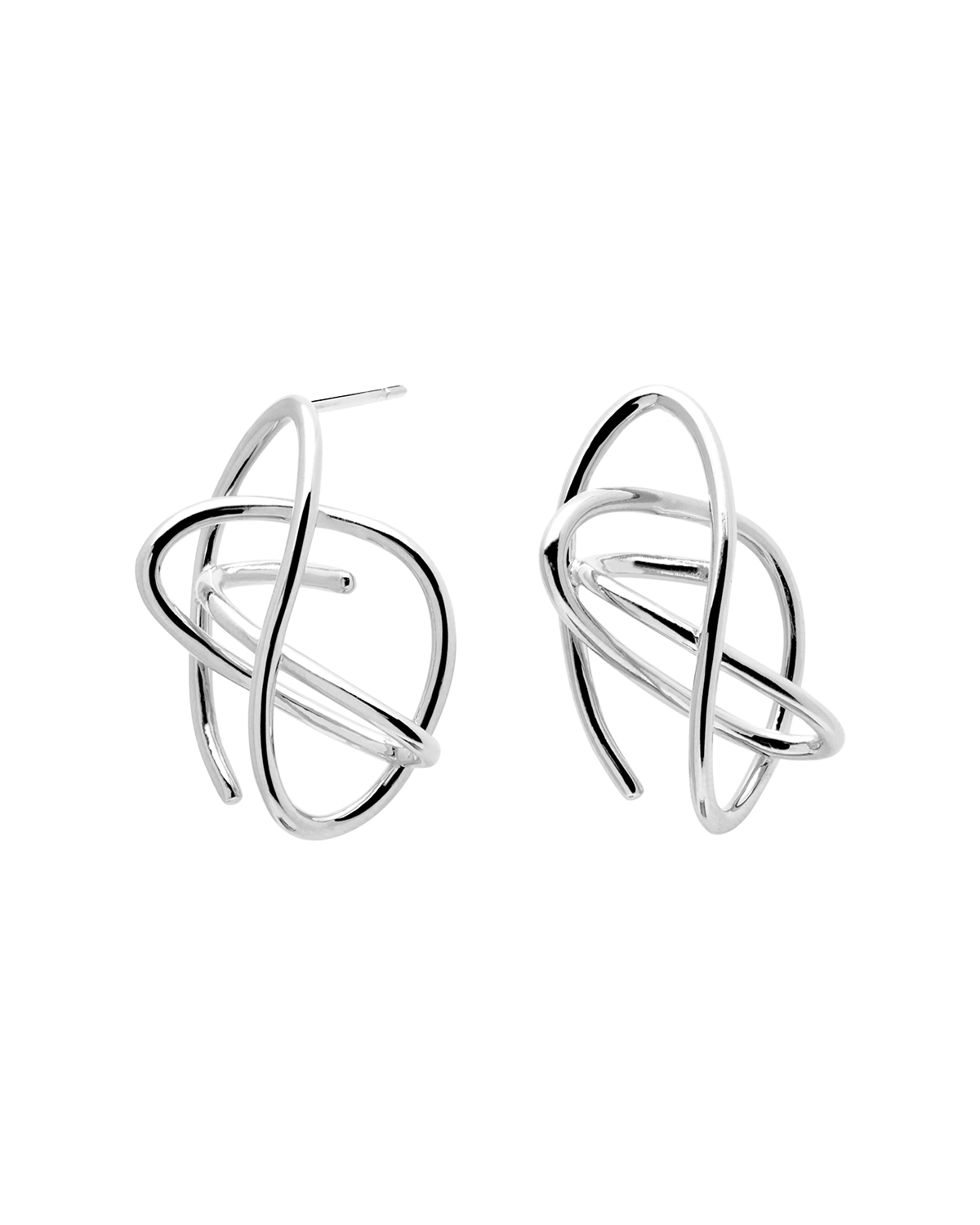 Esha Silver Earrings