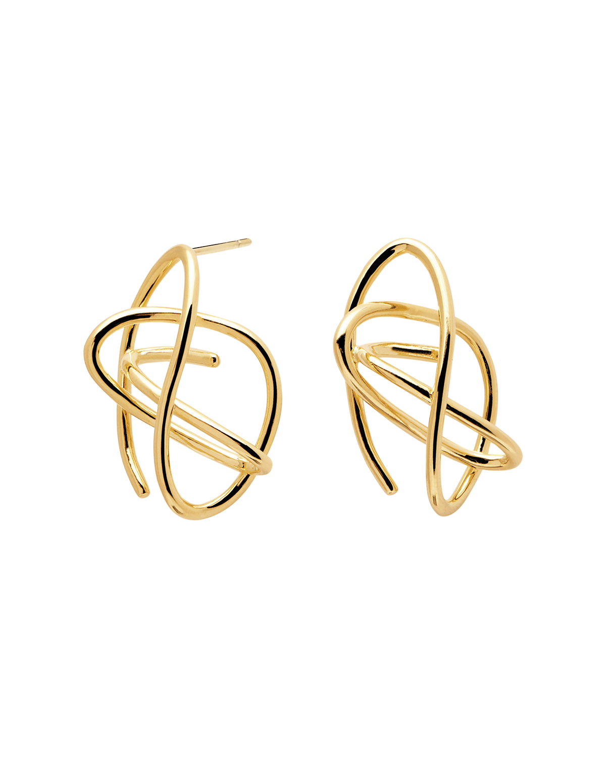 Esha gold earrings